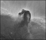 Horsehead nebula through a 4M telescope