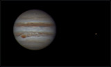 Jupiter and Io 11 may 2016