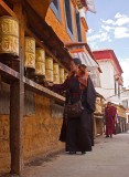 The old city of Lhasa 