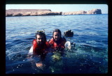 Howard and Genie   at Ras Mohamed 1974