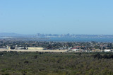 San Diego north from Border Field State Park hilltop