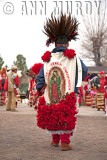 Back of Azteca Chichimeca Dancer