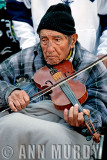 The Violinist with the Guadalupana Aztecas