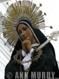 Madre Dolorosa with thorns