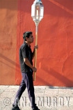 Carrying lantern in procession