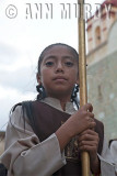Little girl in procession