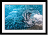 At the entrance of ice cave - Vatnajkull glacier