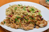  Tahini-Baked Fish with Jewelled Couscous