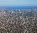 Melbourne from the air