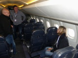 NY. Interior of Concorde.  USS Intrepid Museum