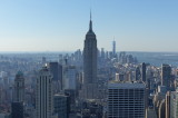 NY.Empire State Building and downtown from Top of the Rock