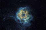My 1st narrow band image. The Rosette Nebula
