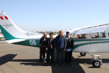 Nazca lines air plane