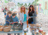 Shoppers in Freeport