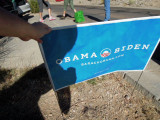 Obama yard sign