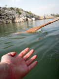 Narmarda River, India Marble Rocks
