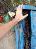 Typical Indian electric junction box