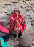 Quechua boy with gift kazoo