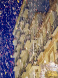 Confetti, procession of Virgen de la Victoria