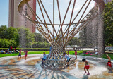 Discovery Green fountain Mist Tree from E