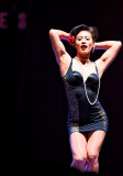 Maria vogues Pinup Contest Houston Burlesque Fest HOB