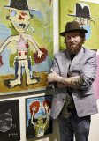 Tra Slaughter Cant Get No Satisfaction at Winter Arts show