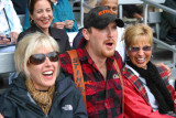 My Wife (on left) at Lumberjack Show in Alaska