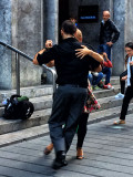 Sidewalk tango