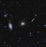 NGC 5981, NGC 5982, NGC 5985 (Draco Triplett)