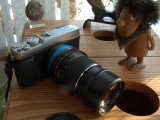Mamiya Sekor CS 135mm f/2.8, 5-blade lens