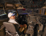 P1110236 Bill in 727 cockpit
