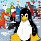 Tux Party - Jokes about programmers, web development, and web browsers