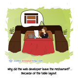Table Layout - Jokes about programmers, web development, and web browsers