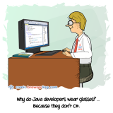 Glasses - Jokes about programmers, web development, and web browsers