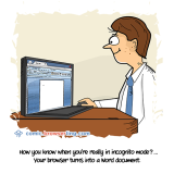 Incognito - Jokes about programmers, web development, and web browsers