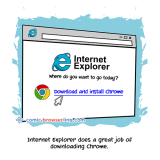 Internet Explorer - Jokes about programmers, web development, and web browsers