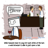 Bar - Jokes about programmers, web development, and web browsers