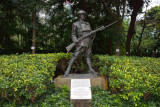 Statue of British Soldier in World War II