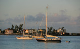 sunsetting over Governors Harbor