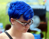 Girl with Blue Hair  2014