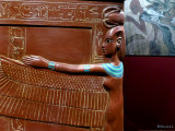 Detail on King Tuts Sarcophagus 