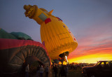 Hot Air Balloons at Sunset 2015