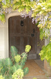This was the main door, on the oldest part of the house but now only used for disabled visitors