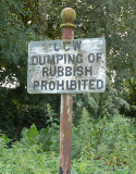 Rubbish Prohibited.