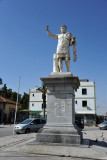 Statue of the Emperor Constantine across from the railway station