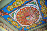 Painted ceiling, Islamic tilework, Bardo Museum, Algiers