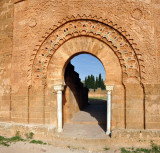Detail of the arch leading into the Mosque of Mansourah