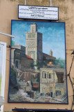 I initially thought this large painting was of Tlemcens Grand Mosque...