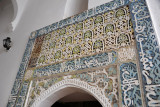 Tile work coving the entrance to the Tomb of Aby Madyan
