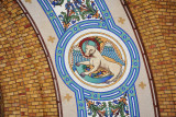 Mosaic detail, Cathdrale du Sacr-Coeur - the Bull of St. Luke